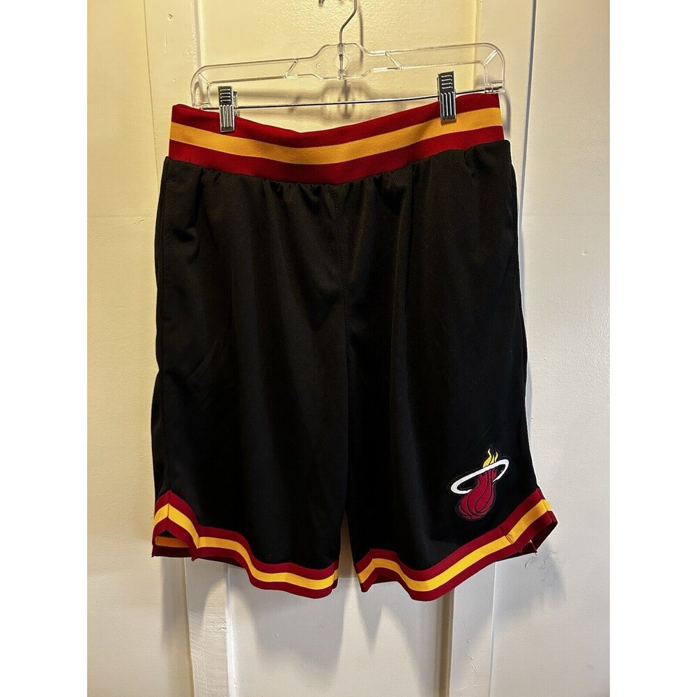 Mens Ultra Game Gym Drawstring Basketball Shorts Miami Heat Size Medium